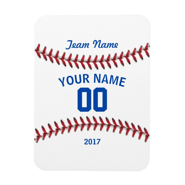 Team Baseball Sport Magnet (Vertical)