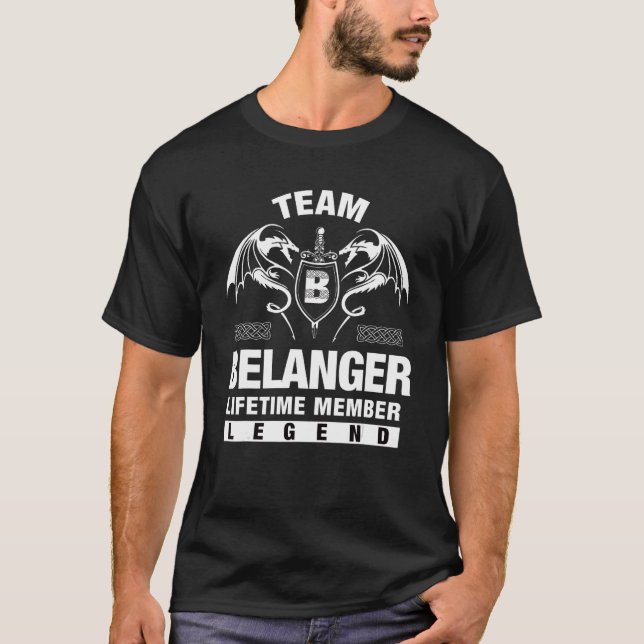 Team Belanger Lifetime Member T-Shirt (Front)