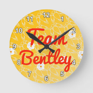 Team Bentley Round Clock
