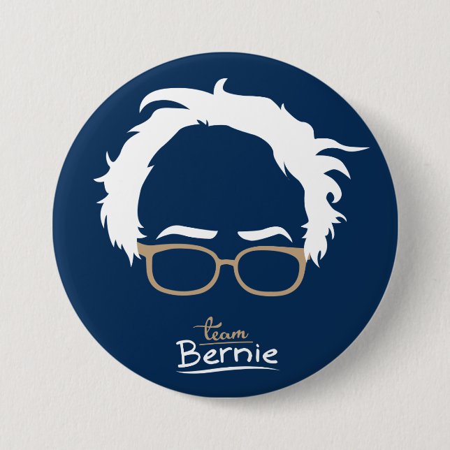 Team Bernie - Bernie Sanders for President 7.5 Cm Round Badge (Front)
