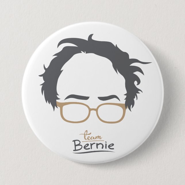 Team Bernie - Bernie Sanders for President 7.5 Cm Round Badge (Front)