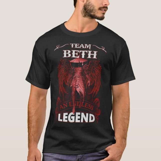 Team BETH - An Endless LEGEND T-Shirt (Front)