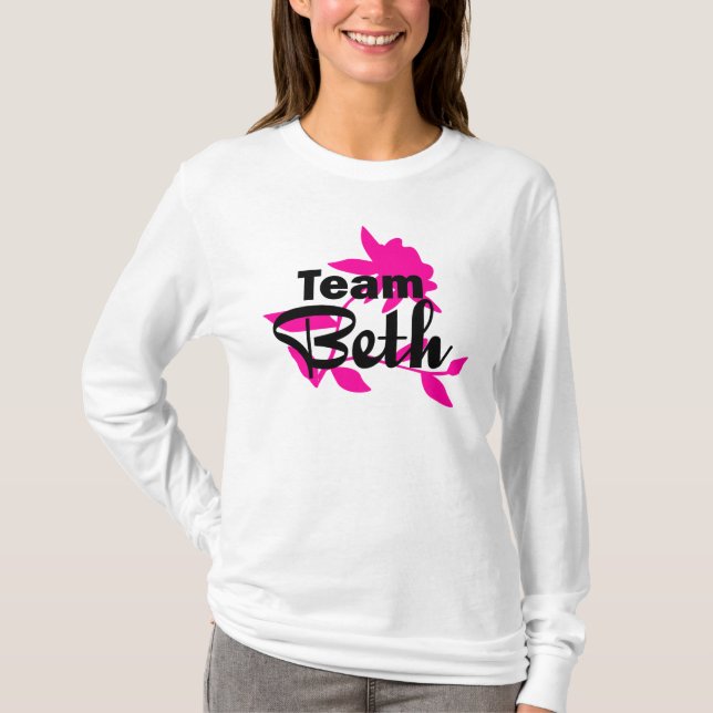 Team Beth Hoodie T-Shirt (Front)