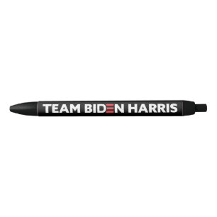 Team Biden Harris Custom Colours Black Ink Pen