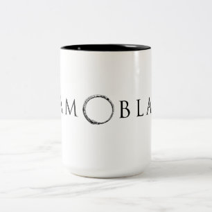 Team Black - Two Tone White Coffee Mug