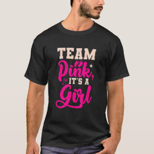 Team Blue It's A Girl Pregnancy Announcement Gende T-Shirt