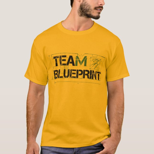 Team Blueprint Gold Shirt (Front)