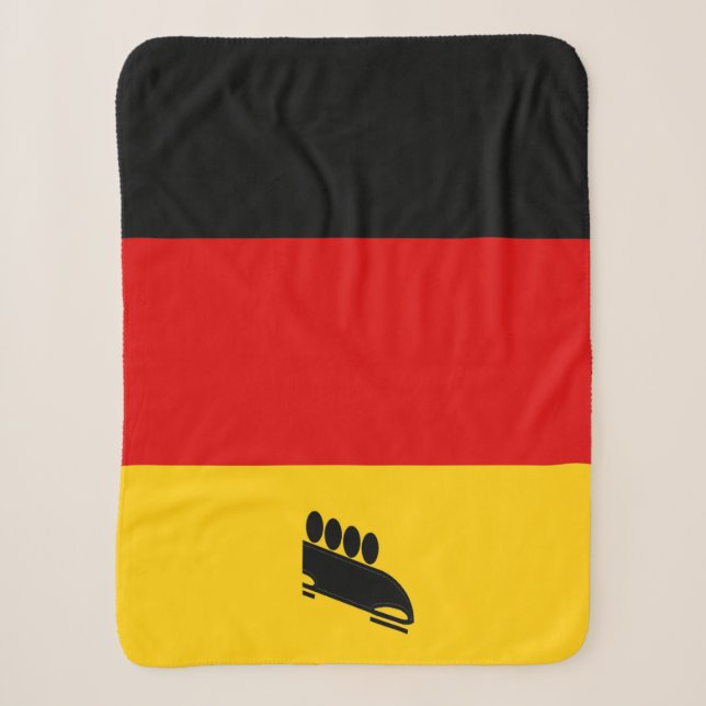Team Bobsled Germany Sherpa Blanket (Front)