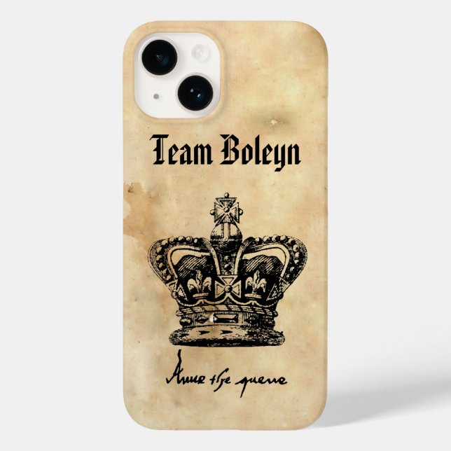 Team Boleyn - Anne's Crown & Signature Case-Mate i iPhone Case (Back)