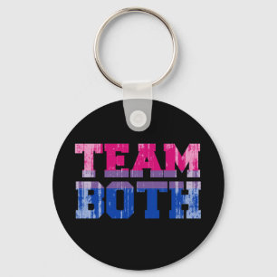Team Both distressed.png Key Ring
