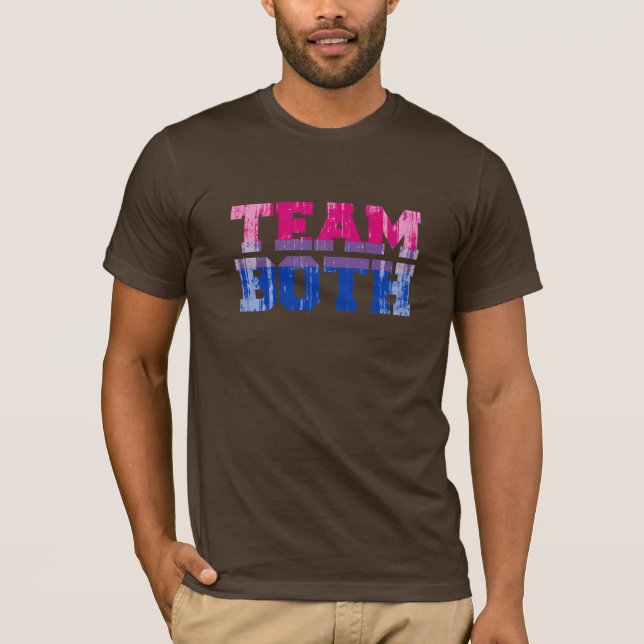 Team Both distressed.png T-Shirt (Front)