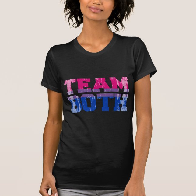 Team Both distressed.png T-Shirt (Front)