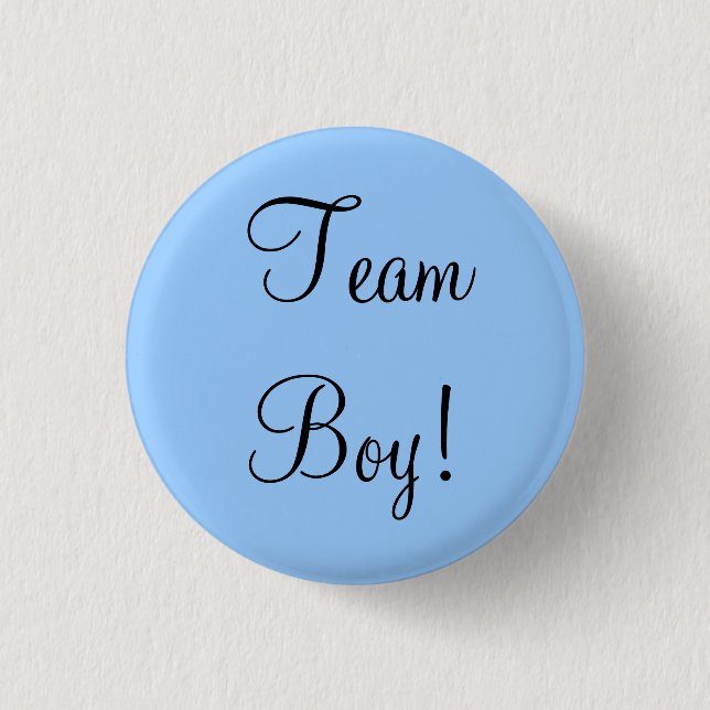 Team Boy 3 Cm Round Badge (Front)