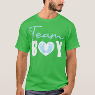Team Boy Baby Reveal Pregnancy Announcement Gender T-Shirt