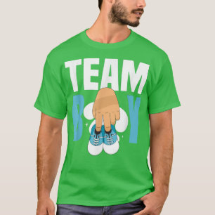 Team Boy Baby Reveal Pregnancy Announcement Gender T-Shirt