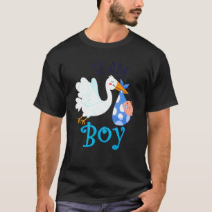 Team Boy Bird Gender Reveal Party Men Women Parent T-Shirt