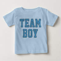 Team Boy Blue Baby Gender Reveal Party