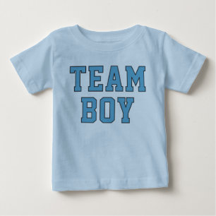 Team Boy Blue Baby Gender Reveal Party T-Shirt