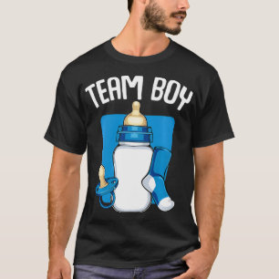 Team Boy Blue Funny Gender Reveal Baby Shower Part T-Shirt