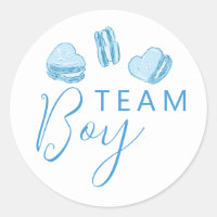 Team Boy Gender Reveal Blue Heart Voting