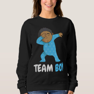 Team Boy Gender Reveal Men Women Cool Baby Boy  2 Sweatshirt