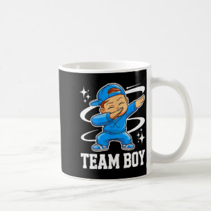 Team Boy Gender Reveal Party Baby Announcement  Coffee Mug