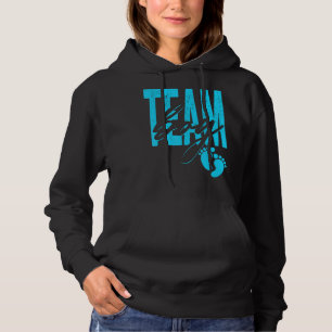 Team Boy Gender Reveal Party Hoodie