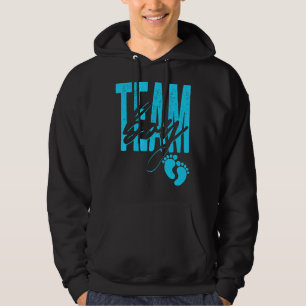 Team Boy Gender Reveal Party Hoodie