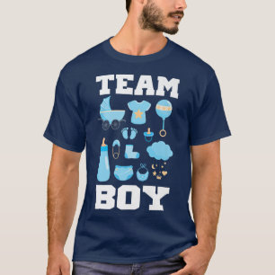 Team Boy  Gender Reveal Party Team Boy  T-Shirt