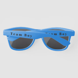 Team Boy Ice Cream Gender Reveal Sunglasses
