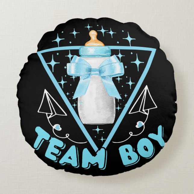 Team Boy Round Cushion (Front)