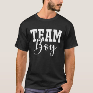 Team Boy Team Girl Blue Gender Reveal Party Matchi T-Shirt