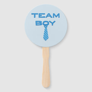 Team Boy with Necktie Hand Fan