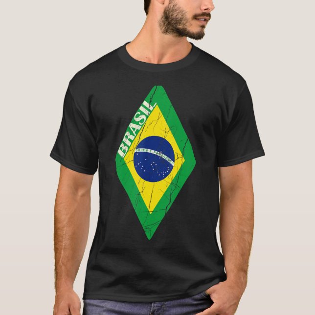 Team Brazil 2022 Soccer Football Fans  Supporters T-Shirt (Front)