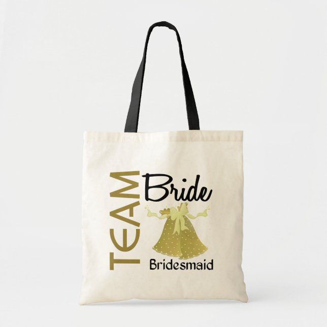 Team Bride 2 Bridesmaid Tote Bag (Front)