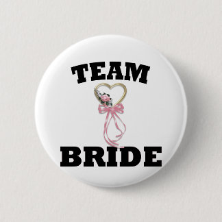 Team Bride 6 Cm Round Badge