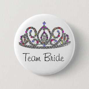 Team Bride 6 Cm Round Badge