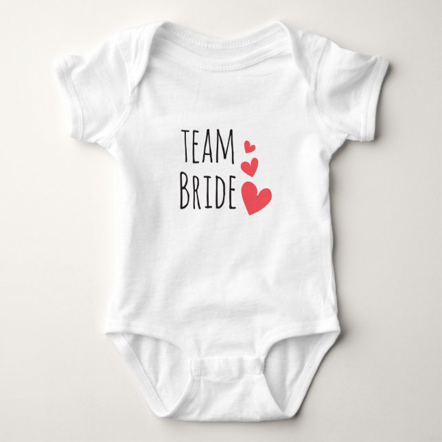 Team Bride Baby Bodysuit (Front)