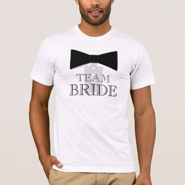Team Bride Bow Tie Shirt (Front)