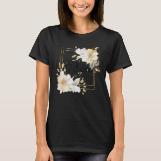 Team Bride Bridesmaid Wedding Bridal Shower Flower T-Shirt