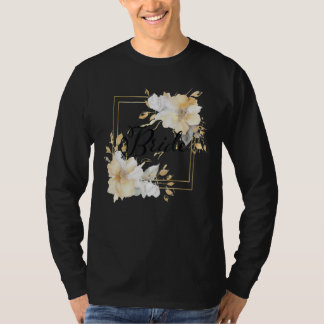 Team Bride Bridesmaid Wedding Bridal Shower Flower T-Shirt