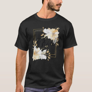 Team Bride Bridesmaid Wedding Bridal Shower Flower T-Shirt