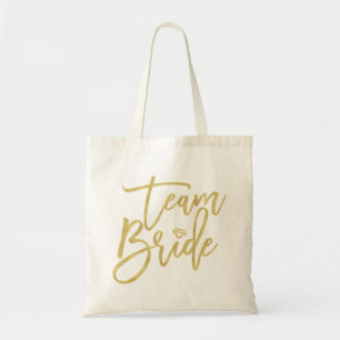 Team Bride Brush Diamond Bridal Party Wedding Bag