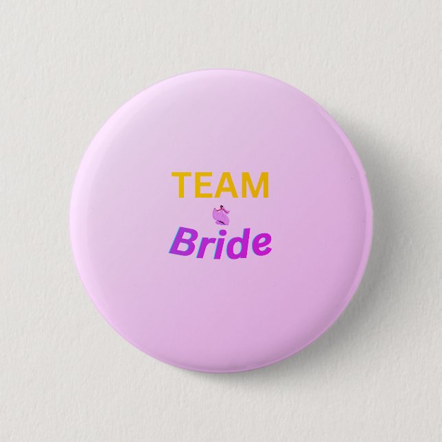 Team Bride button (Front)