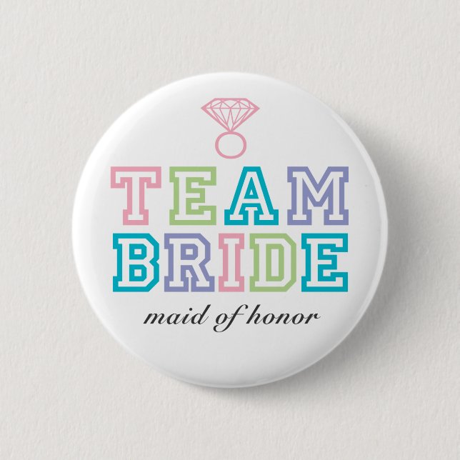 Team Bride Button (Front)