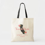 Team Bride California State Wedding Bridesmaid Tote Bag<br><div class="desc">Team Bride California State Wedding Floral Bridesmaid Bags Customise this chic California State Heart design it’s easy! Just CLICK “CUSTOMIZE” button to the right, and you can easily adjust the heart to the area of your home town city. Add your personalised Text, Monogram name, Initials, or wedding couples’ names, quote,...</div>