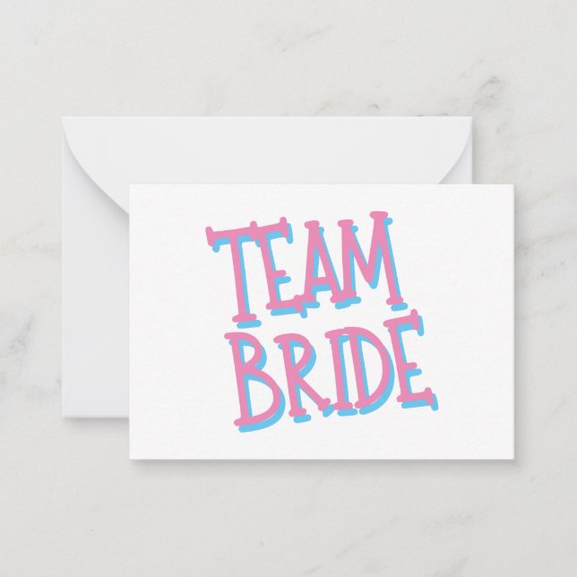 Team Bride Card (Front)