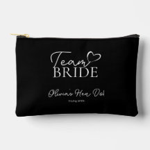 Team Bride Cosmetic Bag – Fun Bachelorette Party 