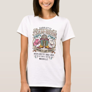 Team Bride! Cowgirl’s Last Rodeo Western  T-Shirt