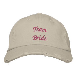 Team Bride  Embroidered Hat